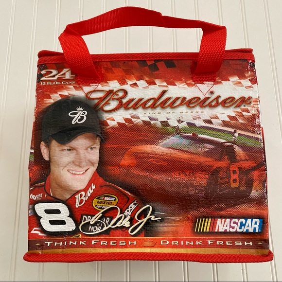 Nascar Dale Earnhardt JR. Track Cooler Insulated Lunch Bag Budweiser - Picture 5 of 11
